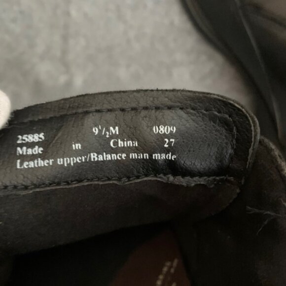 Bostonian Flexlite Men’s Lightweight Shock Absorbing Leather Black Lace Up Shoes - Picture 10 of 11